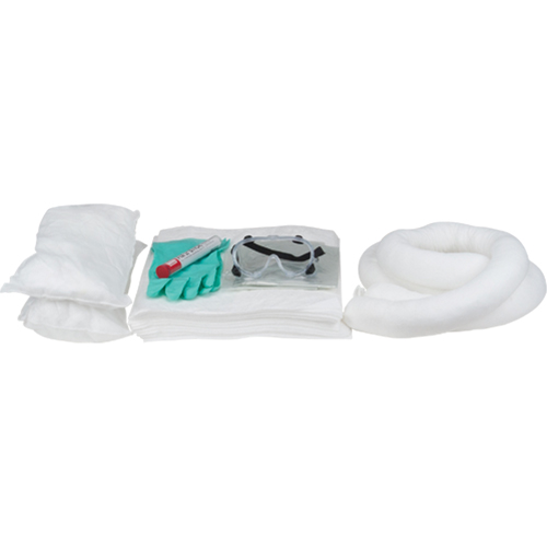 Premium 10-Gallon Vehicle Spill Replacement Kit, Oil Only Absolute Business Supply