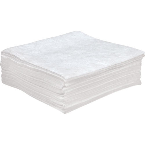 Premium Anti Static Sorbent Pads, Oil Only, 30" x 30", 55 Gal. Absorbancy Absolute Business Supply