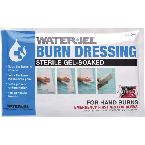 Pansements pour brûlures Water Jel , 8" x 22", Classe 2 Absolute Business Supply