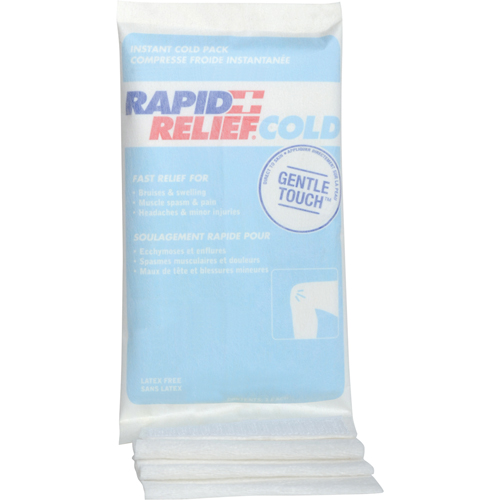 Instant Compress Packs With Self-Adhering Compression Wrap, Cold, Single Use, 6" x 9" Absolute Business Supply