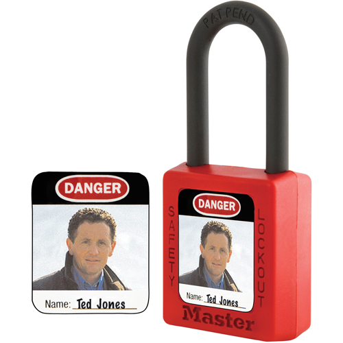 Zenex Thermoplastic Photo Padlock Identification Labels Absolute Business Supply