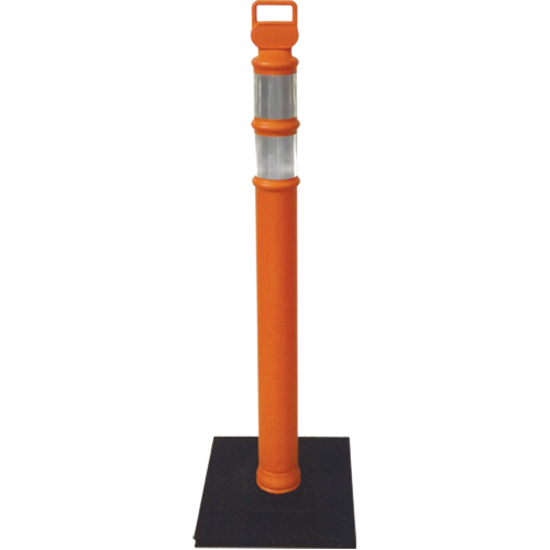 Ez-Grab Delineator Posts, 42" H, Orange Absolute Business Supply