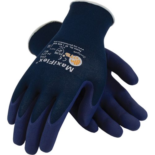 Gants ATG MaxiFlex Elite 34-274, 6/T-petit, R&ecirc;vetement Mousse de nitrile, Calibre 18, Enveloppe en Nylon Absolute Business Supply