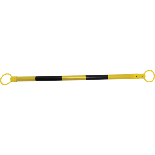 Barrier Cone Bar, 6' 6" Extended Length, Black Absolute Business Supply