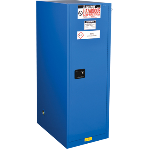 Armoires &eacute;troite pour rangement de mati&egrave;res dangereuses Sure-Grip Ex, 54 gal., 23,25" x 65" x 34" Absolute Business Supply
