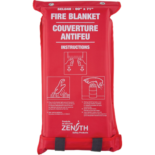 Couverture anti-feu, Fibre de verre, 60"la x 71"lo Absolute Business Supply