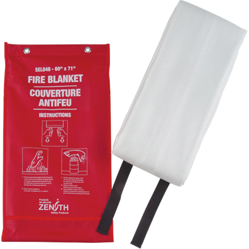 Couverture anti-feu, Fibre de verre, 60"la x 71"lo Absolute Business Supply