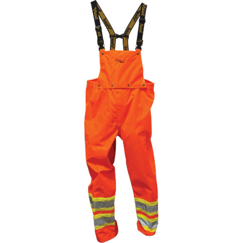 V&ecirc;tement de pluie de s&eacute;curit&eacute;, T-Grand, Polyester/PVC, Orange Absolute Business Supply
