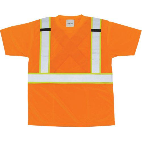 T-shirt conforme &agrave; la CSA, Polyester, Moyen, Orange Absolute Business Supply