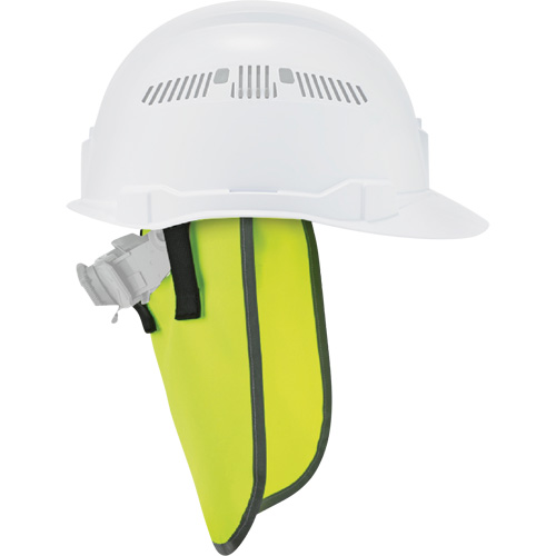Pare-soleil de cou pour casque de protection GloWear 8006, Vert lime haute visibilit&eacute; Absolute Business Supply