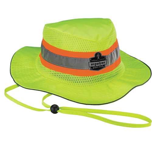 Chill-Its&reg; 8935CT Evaporative Cooling Ranger Hat, Hi-Vis Lime Absolute Business Supply