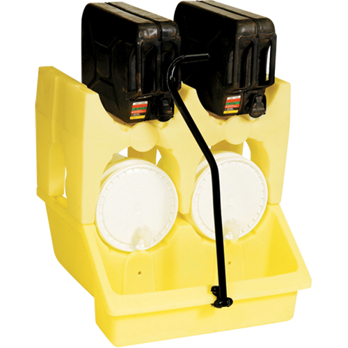 Mini-Racker Mobile Unit, 31" L x 29" W x 15.2" H, 10 US gal. Capacity Absolute Business Supply