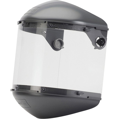 Syst&egrave;me de visi&egrave;re haute performance &agrave; double couronne 4" Fibre-Metal, Propionate, Suspension Rochet Absolute Business Supply