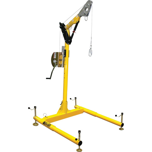 4-Piece Hoist System with Manhandler Hoist/Winch Absolute Business Supply