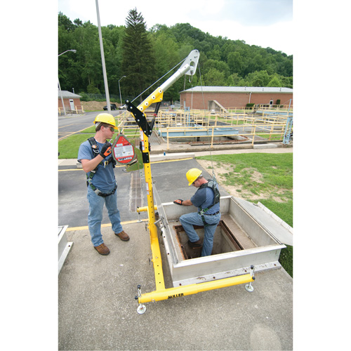 4-Piece Hoist System with Manhandler Hoist/Winch Absolute Business Supply