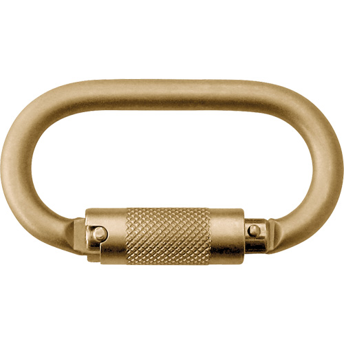 Nano-Lok Twin-Leg Fixed D-Ring Connector, Steel, 420 lbs. Capacity Absolute Business Supply