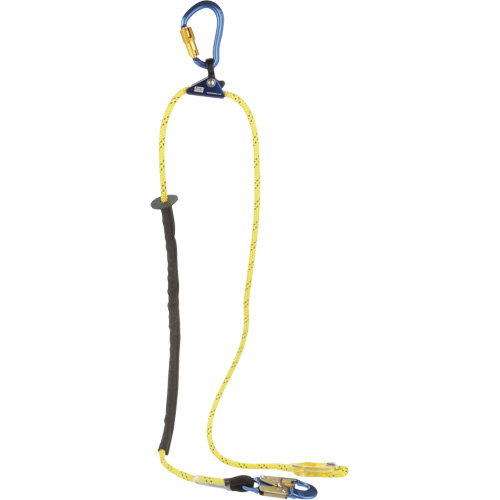 Pole Climber's Adjustable Rope Positioning Lanyard, 1 Legs, 8', CSA Class F, Nylon Absolute Business Supply