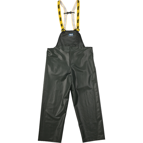 Journeyman Chemical Resistant Rain Bib Pants, 2X-Large, Green, Polyester/PVC Absolute Business Supply