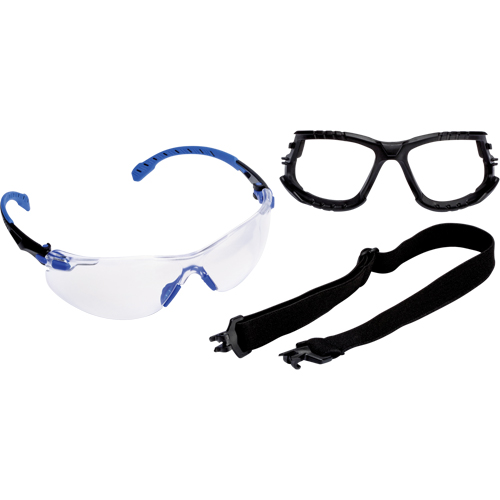 Solus Safety Glasses with Scotchgard Lens Kit, Clear Lens, Anti-Fog, Meets/Exceeds CSA Z94.3 Absolute Business Supply