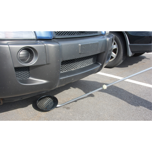 Miroir d'inspection, 8,5" dia, Ronde, Poign&eacute;e 47" Absolute Business Supply