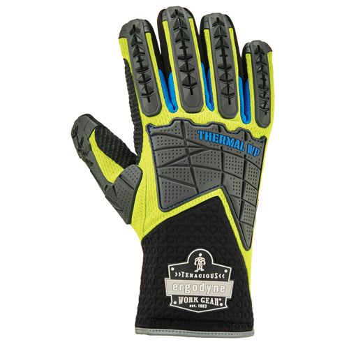 ProFlex&reg; Performance Dorsal Impact-Reducing Gloves + Thermal WP, Small, Suede Palm, Safety Cuff Absolute Business Supply