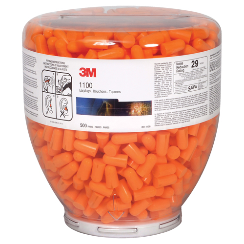 E-A-R 1100 Series Earplugs Dispenser Bottle Refill, Bulk - Canister Absolute Business Supply