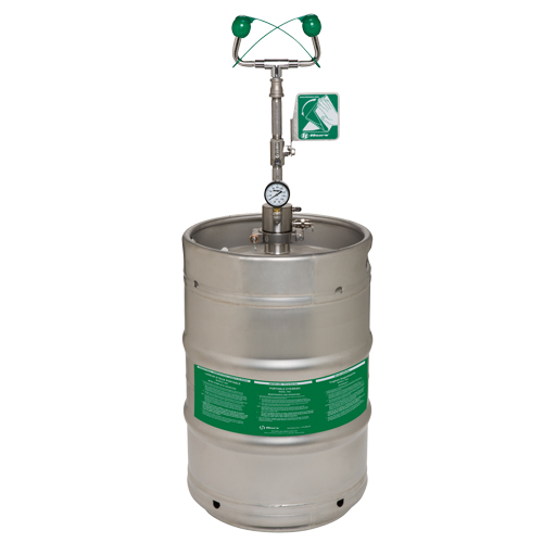 Douche oculaire d'urgence portable, Pressuris&eacute;, Capacit&eacute; 15 gal., Conformit&eacute; ANSI Z358.1 Absolute Business Supply