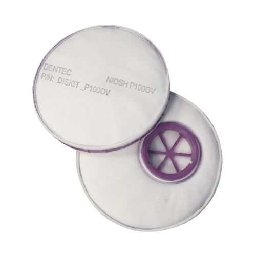 Filtre pour respirateur Diskit, Filtre contre les particules avec suppresion de vapeurs nuisibles, Vapeur organique/Filtre P100 Absolute Business Supply