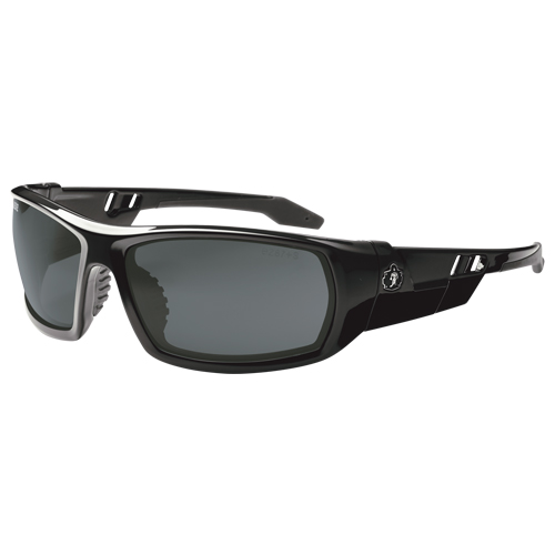 Lunettes de s&eacute;curit&eacute; Skullerz Odin, Lentille Fum&eacute;e, Anti-&eacute;gratignures/Polaris&eacute;, ANSI Z87+/R&eacute;pond ou surpasse la norme CSA Z94.3 Absolute Business Supply
