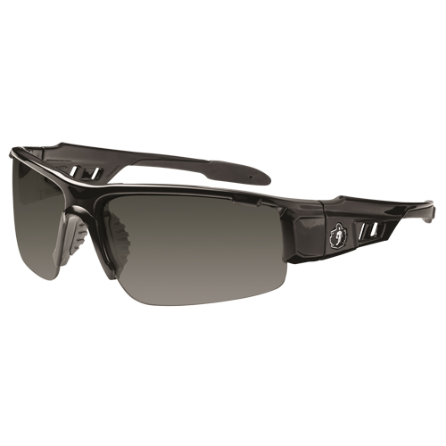Lunettes de s&eacute;curit&eacute; Skullerz Dagr, Lentille Grise/fum&eacute;e, Anti-&eacute;gratignures, ANSI Z87+/R&eacute;pond ou surpasse la norme CSA Z94.3 Absolute Business Supply