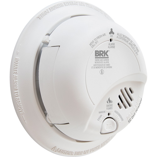 Ionization Smoke & Carbon Monoxide Combination Alarm, Battery Operated/Hardwired Absolute Business Supply