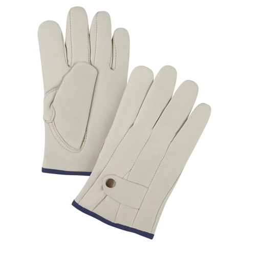 Gants de cordeur doubl&eacute;s pour l'hiver de premi&egrave;re qualit&eacute;, T-Grand, Paume Cuir fleur de vache, Doubleure Molleton Absolute Business Supply
