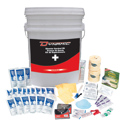 Trousse de premiers soins pour pr&eacute;paration aux situations d'urgence Dynamic, Dispositif m&eacute;dical Classe 1, Seau Absolute Business Supply