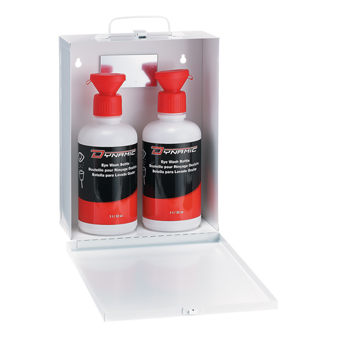 Douche oculaire avec bouteilles vides Dynamic, Double Absolute Business Supply
