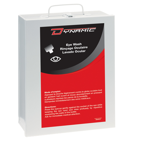 Dynamic Eyewash Station with Isotonic Solution, Double Absolute Business Supply