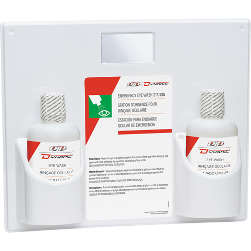 Dynamic Eyewash Station with Isotonic Solution, Double Absolute Business Supply