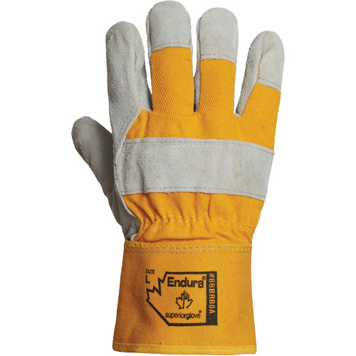 Endura&reg; Winter Fitters Glove, Large, Split Leather Palm, Boa Inner Lining Absolute Business Supply
