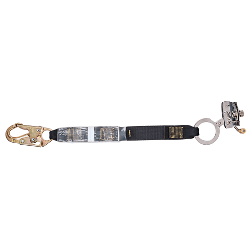 Rope Grab Fall Arrester, With Lanyard, 5/8" Rope Diameter Absolute Business Supply