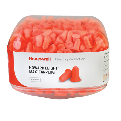 Howard Leight Maximum Earplugs, Bulk - Canister Absolute Business Supply