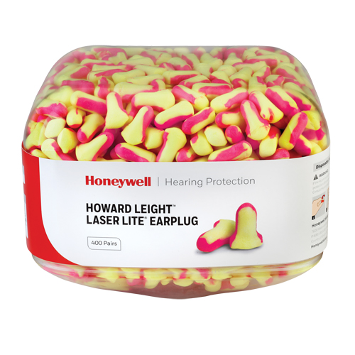Howard Leight Laser Lite&reg; Earplugs, Bulk - Canister Absolute Business Supply