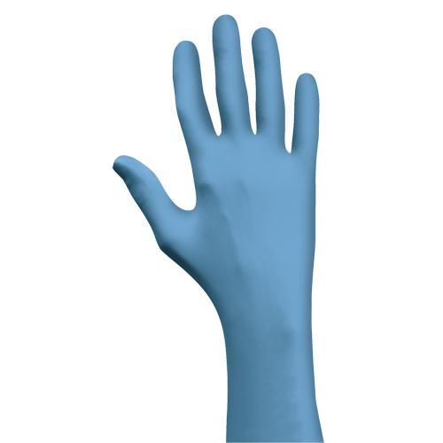 N-Dex&reg; 7500PF Gloves, Medium, Nitrile, 4-mil, Powder-Free, Blue Absolute Business Supply