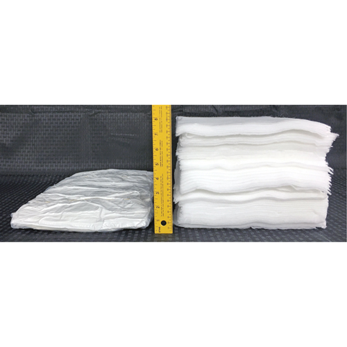Chiffons pour l'huile Spilltration, Huile seulement, 16" x 10", 29 gal. d'absorption Absolute Business Supply