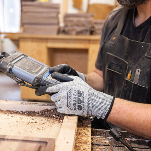 Cut Resistant Glove, 7/Small, 10 Gauge, Foam Nitrile Coated, ASTM ANSI Level A3/EN 388 Level C Absolute Business Supply