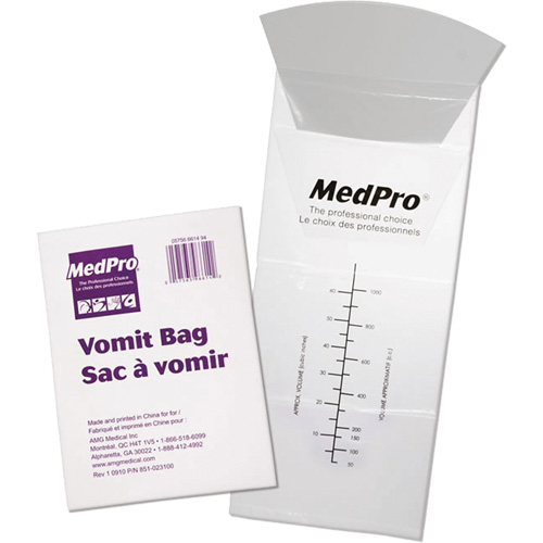 Sacs pour v&ocirc;missure Medpro Absolute Business Supply