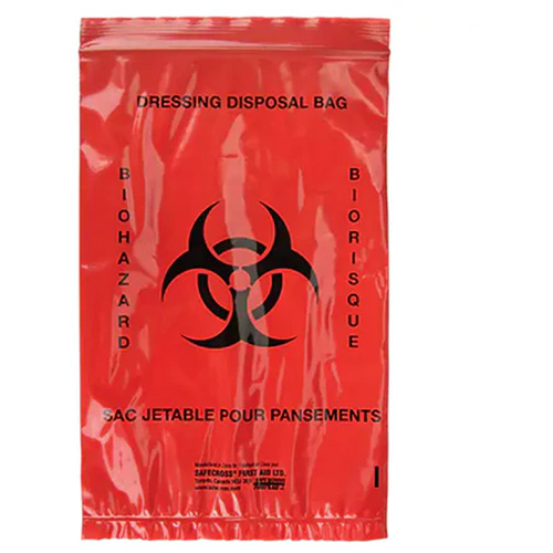 Dynamic Hazardous Waste Bags, Bio-Hazard, 9" L x 6" W, 2.0 mils Absolute Business Supply