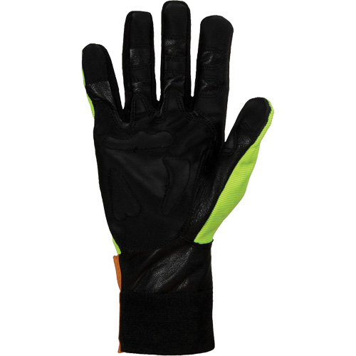 Gants pour scie &agrave; chaîne haute visibilit&eacute; Endura, Taille Grand/9, Paume Ch&egrave;vre Absolute Business Supply