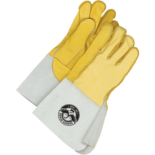 Welding Gloves, Grain Cowhide/Grain Deerskin, Size Large/10 Absolute Business Supply