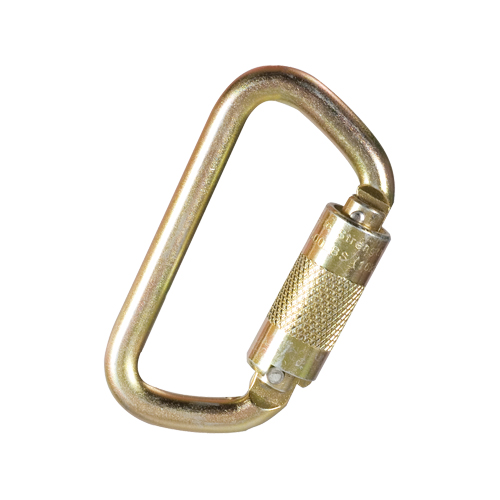 Carabiner, Steel, 5000 lbs Capacity Absolute Business Supply