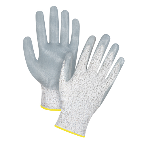 Gants haute performance r&eacute;sistants &agrave; la coupe, Taille 2T-Grand/11, Calibre 13, Rev&ecirc;tement Nitrile, Enveloppe en PEHP, ANSI/ISEA 105 niveau 4/EN 388 niveau 5 Absolute Business Supply