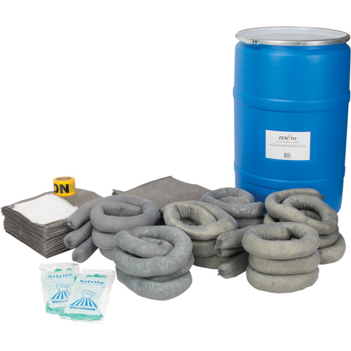 Spill Kit, Universal, Drum, 55 US gal. Absorbancy Absolute Business Supply